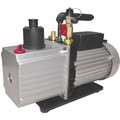 Refrigerant Evacuation Pump, Inlet Port Size 1/4" and 3/8" Flare, Displacement 7.0 cfm, 1/2 HP