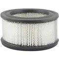 Air Filter, Round, 2 3/8" Height, 2 3/8" Length, 4 13/32" Outside Dia.