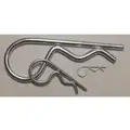 Spring Wire Hairpin Clevis Pin Assortment, Zinc Plated, 130 Pieces