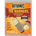 Hothands Toe Warmer: Toe Warmer, Air-Activated, Up to 8 hr, 15 min to 30 min, 97&deg;F Avg Temp, 6 PK