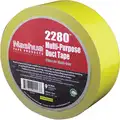 Nashua Duct Tape: Nashua, Series 2280, Std Duty, 1 7/8 in x 60 yd, Yellow, Continuous Roll, Pack Qty: 1