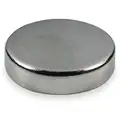 Disc Magnet, Sintered Neodymium, Casing Material Nickel Plated, 22.7 lb Max. Pull
