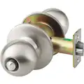 Yale Heavy Duty, Dull Stainless Steel, 5400CK Ball Knob Lockset; Function: Privacy