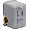 Square D Air Compressor Pressure Switch; Range: 40 to 150 psi, Port Type: (1) Port, 1/4" MNPT