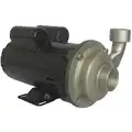 304 Stainless Steel 3/4 HP Centrifugal Pump, 1 Phase, 115/230 Voltage