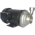 304 Stainless Steel 2 HP Centrifugal Pump, 3 Phase, 208-230/460 Voltage