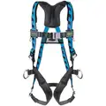 Honeywell Miller AirCore Full Body Harness with 400 lb. Weight Capacity, Blue, S/M