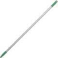 Tough Guy Color Coded Handle: 49 57/64 in Broom Handle L, Acme Thread, Green, Aluminum