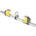 Sliding Beam Anchor, 400 lb. Weight Capacity, 13-1/2" Length, Stainless Steel