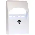 Tough Guy 1/4 Fold Toilet Seat Cover Dispenser, Holds (200) Covers, White