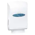 Kimberly-Clark Paper Towel Dispenser: C-Fold/Multifold, 7 7/8 in Paper Towel Wd, White