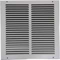Return Air Grille, White, 12 Max. Duct Height (In.), 12 Max. Duct Width (In.), 1/2" Bar Spacing