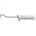 6" Boning Hook with High Carbon Steel Blade, White Handle