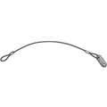Lanyards: 2 Loops and Tab, Stainless Steel, Nylon, 12 in Lg, 3/64 in Pin Dia., 5 PK