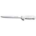Dexter Russell Fillet Knife: 9 in L, Narrow Blade, High Carbon Steel, White