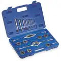 16-Piece High Speed Steel Tap and Die Set with 1/4" to 3/4" Size Range