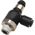 Flow Control Valve, 3/8" Push To Connect Valve Inlet Port, 145 psi, Directions Controlled : 1