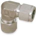Union Elbow: 316 Stainless Steel, Compression x Compression, For 1/2 in x 1/2 in Tube OD