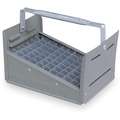 Nipple Caddy: 1/2 in Size, 77 Compartments, 13 1/2 in Overall Lg, 8 1/8 in Overall Wd