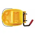 Rubbermaid Mop Bucket and Wringer: 6 1/2 gal Capacity, Yellow, Side Press