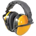 Over-the-Head Ear Muffs, 25dB Noise Reduction Rating NRR, Dielectric Yes, Yellow
