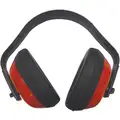 Condor Multi-Position Ear Muffs, 21 dB Noise Reduction Rating NRR, Dielectric Yes, Red