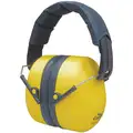 Over-the-Head Ear Muffs, 26 dB Noise Reduction Rating NRR, Dielectric No, Yellow