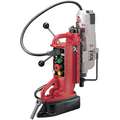 Milwaukee Magnetic Drill Press: Variable Speed, 375 RPM  750 RPM, Electro, 11" Drill Travel