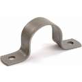 Heavy Duty Pipe Strap: Plain Steel, 2 in Pipe Size, 5 13/16 in Lg, 1 1/4 in Wd