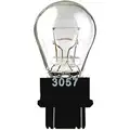 Trade Number 3157, 8.0 Watts Miniature Incandescent Bulb, S8, Plastic Wedge Double Filament (W2.5x16