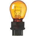Lumapro Trade Number 3157NA, 8.0 Watts Miniature Incandescent Bulb, S8, Plastic Wedge Double Filament (W2.5x