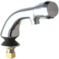 Low Arc Bathroom Faucet: Chicago Faucets, 807, Chrome Finish, 2.2 gpm Flow Rate, 4 in Spout Reach