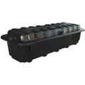 Quick Cable Battery Box: Commercial Vehicles, Dual Group 8D Fits Battery Size Group, 12 in Inside Wd