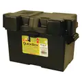 Quickcable Battery Box: Standard Vehicles, Group 27 Fits Battery Size Group, 12 3/4 in Inside L, Snap