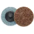 Arc Abrasives 2" Non-Woven Quick Change Disc, TR Roll-On/Off Type 3, Extra Coarse, Aluminum Oxide, 1 EA