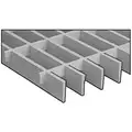 Light Gray Moltruded Grating, Corvex Resin Type, 3 ft. Span, Grit-Top Surface