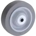 4" Caster Wheel, 275 lb. Load Rating, Wheel Width 1-1/4", Thermoplastic Rubber, Fits Axle Dia. 3/8"