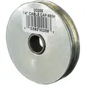Sheave, Designed For Wire Rope, 1/4" Max. Cable Size, 2-1/2" Sheave Outside Dia.
