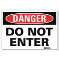 Lyle Danger Sign, Sign Format Traditional OSHA, Do Not Enter, Sign Header Danger, Reflective Sheeting