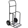 Portable Cone Cart, Black, 45" Length, 16" Width, 14" Height, 16 lb. Weight, Steel