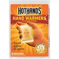 Hothands Hand Warmer: Hand Warmer, Air-Activated, Up to 10 hr, 135&deg;F Avg Temp, 3 1/2 in Lg, 1 PR