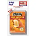 Hand Warmer, Up to 10 hr. Heating Time, Activates By Contact with Air
