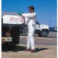 Dupont Collared Disposable Coveralls with Open Cuff, Tyvek 400 Material, White, XL