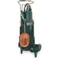 Sewage Ejector Pump, HP 1/2, Flow Rate at 10 Ft. of Head 120.0 gpm, Discharge 2" FNPT