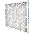 Air Handler General Use Pleated Air Filter, 20x24x2, MERV 8, High Capacity, Synthetic, Beverage Board
