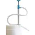 Hand Operated Drum Pump: Piston, 30 gal_55 gal For Container Size, Polyethylene/PVC, PVC