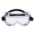 3M Chemical Splash Goggles: Anti-Fog, ANSI Dust/Splash Rating D3/D4, Indirect, Clear, Polycarbonate