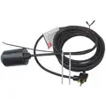 Float Switch, Switch Actuation Tether Float, Electrical Connection Piggyback, Cord Length 30 ft.