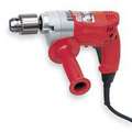 Milwaukee 1/2" Electric Drill, 5.5 Amps, Pistol Grip Handle Style, 0 to 950 No Load RPM, 120VAC