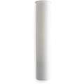Polypropylene White Tailpiece, 1-1/2" Pipe Dia., Flanged Connection - Drains